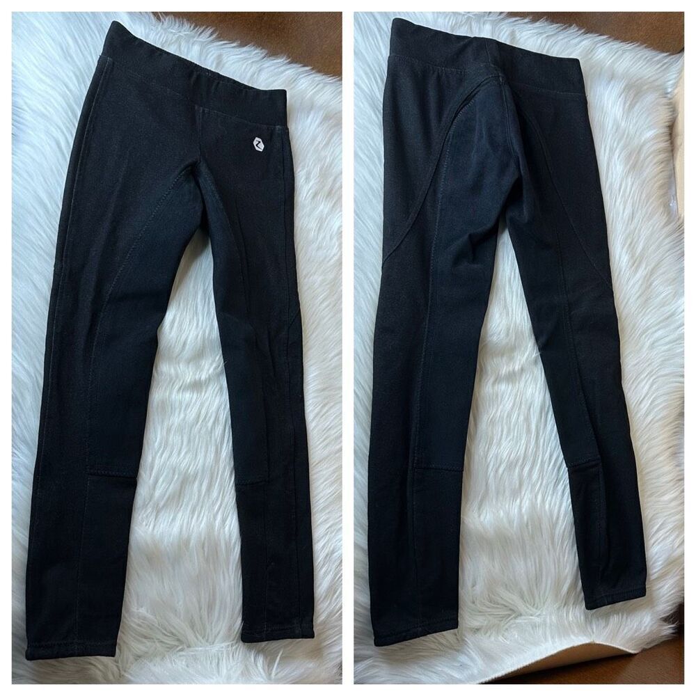 Horze Junior Active Full Seat Summer Tights Riding Breeches Size Large